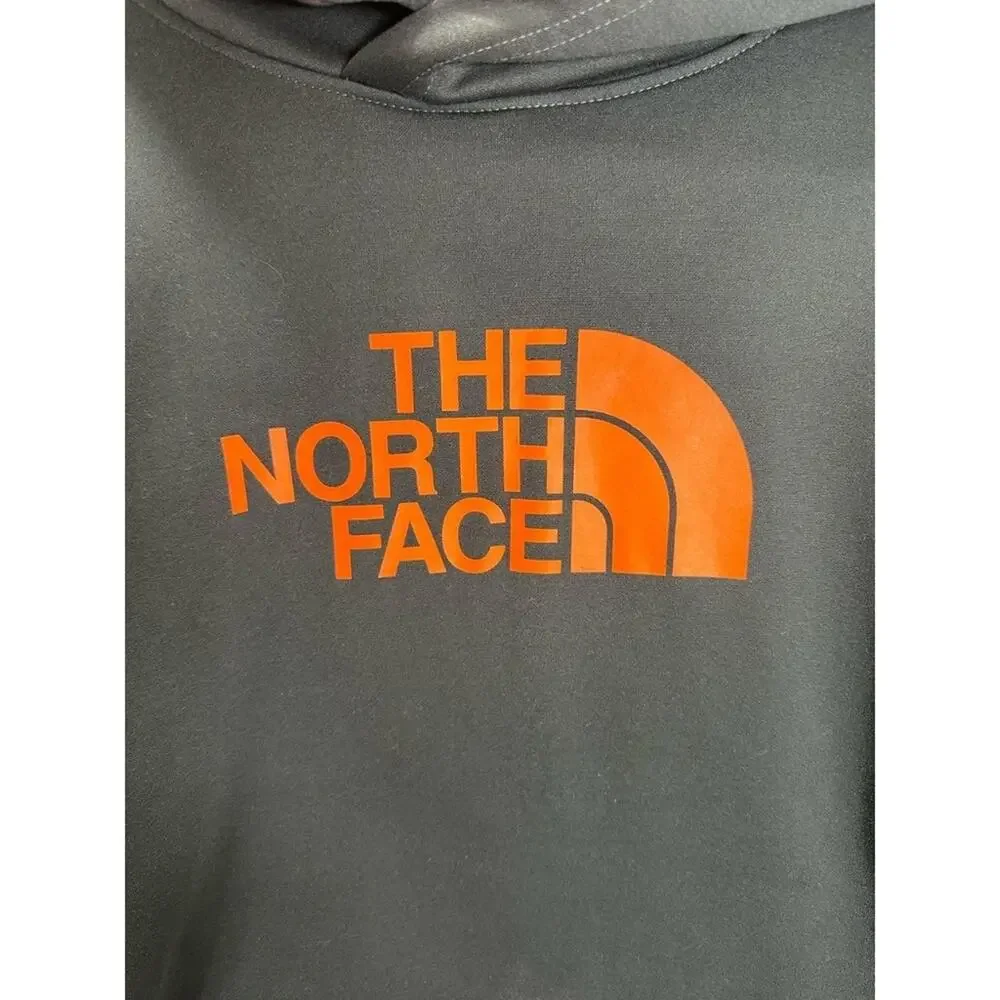 The North Face Men's Halfdome Hoodie Gray Orange